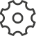 Durchführung Icon (Zahnrad)